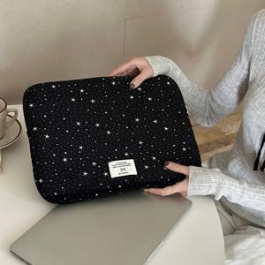 TEMU 귀여운 별 모양 노트북 가방 (10/11인치 태블릿, 13/14인치 및 .6인치 클러치 호환), 아이패드 및 맥북 호환, 노트북 슬리브