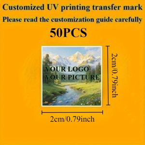 TEMU 50장, 맞춤형 3D UV 전사 데칼, 직사각형, 다양한 사이즈, 블랙 글리터, 개인 사진 및 텍스트, 자체 접착 PVC, 매트 표면, 유리, 물병, 커피컵에 적합, 러브 테마, 그래픽 패턴, 일회용 DTF 라벨, 맞춤형 로고 커스터마이징, 3D 투명 고품질 스티커