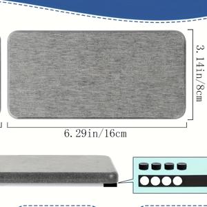 TEMU 원피스 흡수성 규조토 트레이, 빠른 건조 코스터, 욕실 조리대용 흡수성 스톤 코스터, 모던 홈 데코용 주방 비누 받침 및 칫솔 홀더|비누받침대