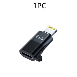 TEMU Type-C-8핀 포트 모바일 무선 마이크 오디오 어댑터 OTG 사운드 카드 컨버터