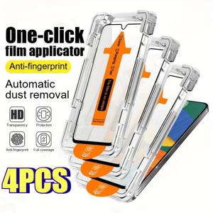 TEMU 삼성 갤럭시 A56/A36/A26/A16/A06/A05 강화유리 보호필름 4개 세트 - A05S/A55 5G/A35/A25/A15/A54, A24 4G/A34/A14/A04/A73/A53/A23/A13/A72/A52/A32/A22/A12/A02/A51/A21/A90/A50/A10 호환