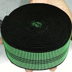 TEMU 1개 헤비듀티 나일론 소파 의자 웨빙 - 그린 & 블랙 스트레치 밴드, 암체어, 흔들의자, 식탁의자 시트 쿠션 교체 및 등받이 고정용 - 탄성 가구 스트랩