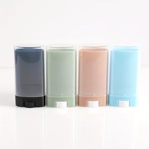 TEMU 4개입 15G 플라스틱 선크림 스틱 용기 (라이트 핑크, 라이트 그린, 라이트 블루, 블랙). 채우기용 빈 병, 데오드란트 스틱, 컨투어링 스틱