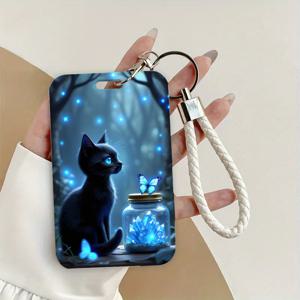 TEMU 학생 ID 1개, 여성 신용 카드 지갑, 버스 및 지하철 카드, 의사 및 간호사 ID 홀더에 적합한 카드 홀더. 여행용 추가품으로 ID 카드 홀더 (목걸이 포함) - 내구성이 뛰어난 플라스틱 재질, 매력적인 디자인