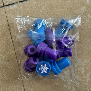 TEMU 10개 스탬프 - 플라스틱 눈꽃 손 스탬프, 카드 만들기, 크리스마스 파티 선물, 결혼식 장식, 전기 필요 없음, 깃털 없음, 축제 문구류|장식 스탬프|내구성 있는 플라스틱