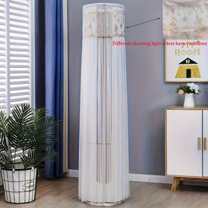 TEMU 사계절용 다용도 수직 원통형 에어컨 커버, 먼지 및 햇빛으로부터 보호하도록 설계됨. 높이 175cm/68.9인치에 적합하며 크리스마스, 결혼식, 새해, 집들이, 어버이날 선물 및 홈 데코에 완벽합니다.|에어컨실외기커버|에어컨커버