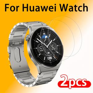 TEMU 2개 세트 화웨이 워치 GT5 Pro 46mm 호환 스크린 보호필름, 강화유리, 고광택, 클리어, 스크래치 방지, 지문 방지, 기포 없는 설치