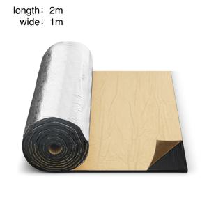 TEMU 1m X 2m 방음 롤, 단열 롤, 고무 폼 방음 롤, 장식 소재, 차량 모델에 정밀 맞춤, 차량 내부 보호, 강화된 솔기, RV 애호가 및 트럭 사용자에게 사랑받음, 다양한 차량 모델에 적합, 커팅, 밴, SUV 단열 및 방음 필수품