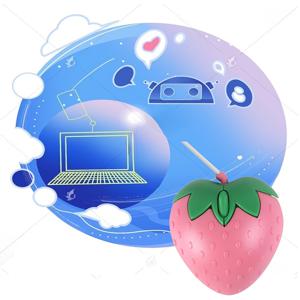 TEMU 3버튼 1200DPI 딸기 소형 USB 광선 전사 무선 마우스 | 양손잡이, 만화 테마, 플라스틱, 노트북, MacBook, Mac용, 휴대용, 어린이 선물