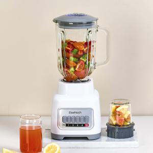 TEMU 2IN1 레트로 글라스 대용량 믹서기 1.5L