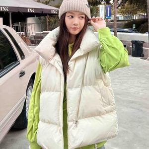 TEMU 여성 겨울용 오버핏 보온 조끼