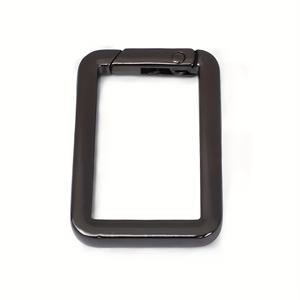 TEMU 1개 스퀘어 스프링 링 가방 어깨끈 커넥터 아연 합금 가방 액세서리 스프링 버클, 가방 연결용 버클, 의류 어깨끈 걸이 버클 등에 사용|등산가방