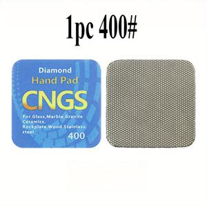 TEMU 60/100/200/400# 휴대용 연마 패드 1개, 돌출부 트리밍, 내부 모서리 연마 및 석재, 타일, 석영, 유리 및 금속 재질의 스크래치 복구에 적합한 소프트 연마 도구입니다. 세척 및 재사용 가능