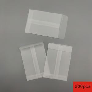 TEMU 50/200팩 반투명 봉투, 3.94x2.75인치, 씨앗 보관 및 카드 포장에 이상적