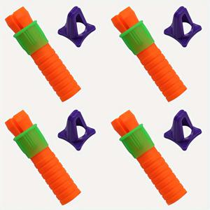 TEMU 4개 세트 아트 키트: 휴대용 오일 파스텔 연필 연장기, 크레용 및 페인트 스틱 샤프너 및 회전식 스탠드