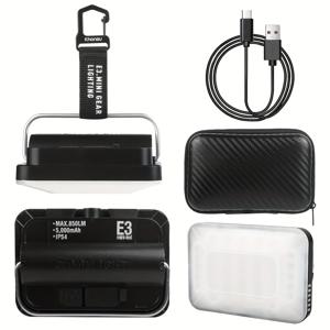 TEMU 캠핑 LED 조명, 6가지 조명 모드, 5000mAh 충전식 배터리, 7~150시간 작동 시간, 자석 내장 USB 충전식 LED 캠핑 조명, 비상 SOS, 캠핑, 재난 대비, 야외, 하이킹, 야간 낚시, 지진, 재난, 작업, , 비상 조명용