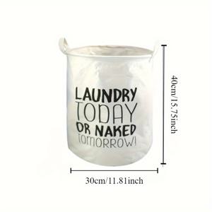 TEMU 1개 북유럽 스타일 패브릭 세탁 바구니 | 대용량, 다양한 방 유형에 적합한 접이식 수납 바구니, 세탁 바구니|빨래바구니