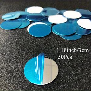 TEMU 50개 휴대폰 금속 플레이트, 라운드 모바일 폰 금속 플레이트 철제, 접착식 휴대폰 케이스 백 마그넷 스티커, 자석 차량 마운트, 공예 벽 및 휴대폰 홀더용|핸드폰케이스|휴대폰케이스|핸드폰거치대