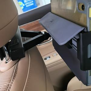 TEMU 차량 뒷좌석 헤드레스트 태블릿 휴대폰 홀더, 11.94-32.77cm 장치 호환, 조절 가능한 안전 기능, 로드 트립용 차량 액세서리, 트렌디한 디자인, 장치 스탠드, 여행 필수품, 컴팩트한 디자인