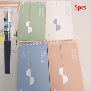 TEMU 5개 아이템 페이지 704 포켓 사이즈 어휘 노트 세트: ESL/EFL 학습자, 학생 및 전문가를 위한 스프링 제본 단어 정리장 | 컴팩트 학습/사무 메모 패드, 개인 사전