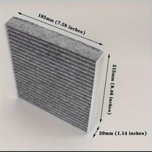 TEMU 2018년부터 2024년까지의 토요타 모델(아발론, 캠리, 코롤라, RAV4, , 하이랜더, 시에나, 벤자, 크라운 포함) 및 렉서스 ES350, Es300H, NX250, RX350, Rx450H 모델을 위한 냄새 제거를 위해 설계된 고품질 캐빈 에어 필터