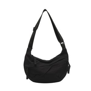 TEMU 여성용 우아한 나일론 크로스바디 백팩 - 가벼운 지퍼 백, 조절 가능한 스트랩, 골드 톤 하드웨어 & 부드러운 질감, /오렌지/레드/, 캐주얼 어반 패션 액세서리, 크로스바디 지갑, 다용도 휴대, 튼튼한 구조, 컴팩트 지갑