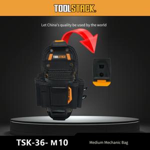 TEMU 새로운 목공 가방, 전기 기술자 공구 키트, 휴대용 보관 파우치, 옥스포드 원단 두꺼운 내마모성, 아버지, 정비공, 목수, 배관공용