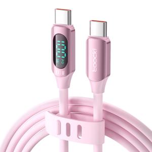 TEMU [1+2]Toocki 100W C타입 고속충전 케이블 디지털 디스플레이 TYPE-C 충전케이블 2M 3개입