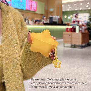 TEMU 창의적인 투명 별 디자인 애플 에어팟 프로/프로2 세대 헤드폰 케이스, 에어팟 프로3 보호 케이스, 에어팟 4/에어팟 3/에어팟 1/2 소프트 쉘