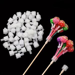 TEMU 28개 창의적인 부케 공예 도구 및 용품 | 플라스틱 사탕 꽃 만들기 도구, 꽃꽂이 표지판, 롤리팝 부케 랙, 꽃집 부케 포장 재료