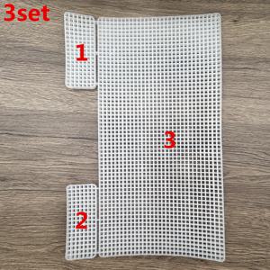 TEMU 3개 세트 플라스틱 메쉬 캔버스 백 시트, DIY 공예용 플라스틱 네트 커버, 핸드백 액세서리, 아크릴 실 공예, 뜨개질, 공예, 스티칭, 선물, 크로셰, 성인 공예, 재봉, 재봉 원단, 재봉 액세서리, DIY, 크로셰 키트