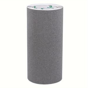 TEMU BOMEI PACK 회색 미끄럼 방지 테이프 1롤, 250MM X 5M, 대형 사이즈 미끄럼 방지 안전 테이프, 80 메시 고질감 미끄럼 방지, 계단, 욕실, 수영장 및 사무실 사용 (기타 테이프, 접착 테이프)