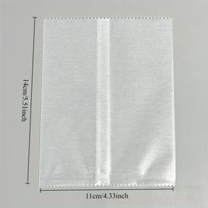 TEMU 선물 카드 포장 재료 및 작은 카드 스티커용 50개 반짝이는 질감의 열 접착 백|카드스티커|실링왁스