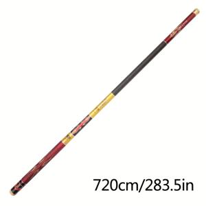 TEMU 휴대용 짧은 섹션 탄소 섬유 낚싯대, 초경량 및 초경직, 28-튜닝 핸드 로드