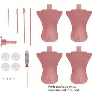 TEMU 뜨개질 기계 액세서리, 울 바늘 크로셰와 브래킷 포함 뜨개질 기계 액세서리 Jamit의 Sentro 22 40 48용 교체 원형 기계 액세서리(기계는 제외, 액세서리만 해당)