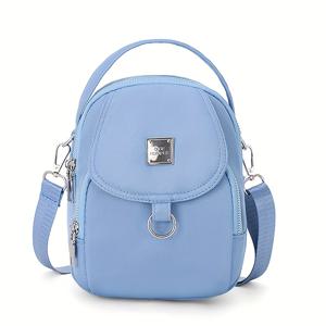 TEMU 나일론 여성용 캐주얼 크로스백, MINI 경량 여성 핸드백, 출퇴근용 여성 휴대폰 가방, 패셔너블한 여성 숄더백, 출퇴근, 여행, 쇼핑 등에 적합