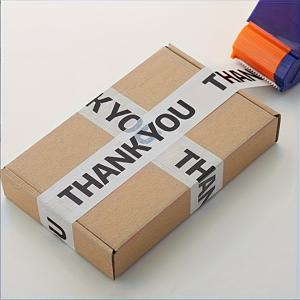 TEMU 1개, 2가지 색상 선택 가능, 귀여운 포장 테이프, 멀티컬러 프린팅 배송 테이프, 박스 밀봉용 카톤 테이프, - 핑크, 1.77인치 x 110야드