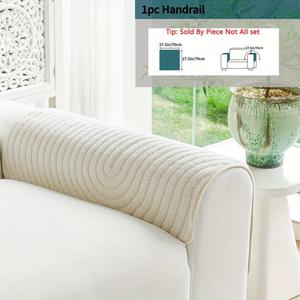 TEMU 1개 스타일 두꺼운 플러시 소파 커버, 퀼트 공예, 미끄럼 방지, 사계절용, 세탁기 사용 가능, 반려동물 친화적, 부드러운 플러시 원단 - 거실, 침실, 사무실 홈 데코레이션에 완벽한 선택|쇼파커버|3인용쇼파