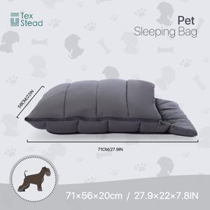 TEMU 집고는 지퍼와 탈착식 패드가 있는 애완동물용 침낭으로, 고양이와 소형견 모두에게 적합합니다. 다양한 사이즈로 제공됩니다.