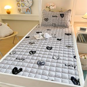 TEMU 밀크 벨벳 매트리스, 매트리스 보호 패드, 따뜻하고 편안한 가을 겨울용 침실용|패드