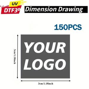 TEMU 맞춤 UV 전사 스티커, /150개 팩으로 구매 가능, 유리한 사랑 테마의 불규칙한 모양, 세라믹에 안전, 컵, 타일 및 DIY 공예에 적합.|스티커