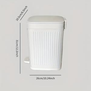 TEMU 다양한 가정 환경에 적합한 다기능 발 페달 . 터치리스 개폐 기능으로 주방 및 욕실 쓰레기 보관에 적합합니다.