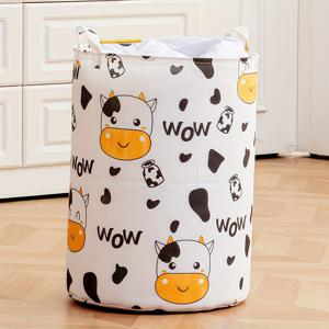 TEMU 세탁물, 옷, 장난감, 잡화 등을 보관할 수 있는 접이식 원형 수납 바구니입니다. 침실, 욕실, 기숙사 등 다양한 환경에서 사용할 수 있습니다. 이 수납 바구니는 손잡이가 두 개 달려 있어 쉽게 들고 다닐 수 있습니다.