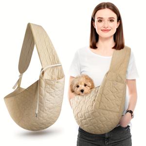 TEMU 강아지 외출가방, 고양이 가방, 개가방, 크로스백 반려동물 가방, 체스트백, 소형견 반려동물 가방