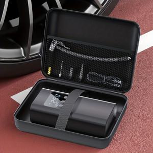 TEMU 무선 타이어 공기 펌프, 휴대용 무선 에어 컴프레서, 핸드헬드 인플레이터, 고효율 모터, 빠른 공기 주입, 정확한 디지털 디스플레이 포함 보관 가방 제공|타이어