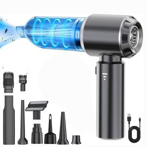 TEMU 진공청소기, 22000PA 핸드헬드 진공청소기, 4-in-1 압축 공기 먼지제거기 & 공기 송풍기 & 펌프, 브러시리스 모터, 가정, 사무실, 캠핑용