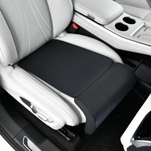 TEMU 운전자와 승객을 위한 확장형 다리 받침이 있는 카시트 쿠션, 통기성 좋은 편안한 원피스 시트 패드, 사계절용 다리 받침 쿠션