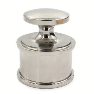 TEMU 헤비듀티 스테인리스 스틸 인조 가죽 프레싱 도구 - DIY 의류 성형 및 캘리그라피 및 아트용 종이 프레싱을 위한 은색 공예 웨이트