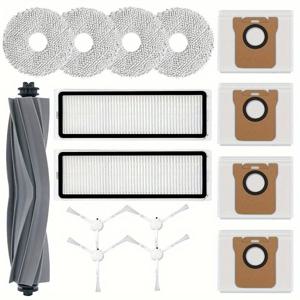 TEMU Dream L10S Ultra/L10S Pro, Xiaomi Mijia Omni 1S B101CN, Robot X10+ 로봇청소기와 호환되는 고품질 브러쉬 및 필터 걸레 천 15개 세트 - 간편한 청소 및 유지 보수를 위한 솔루션