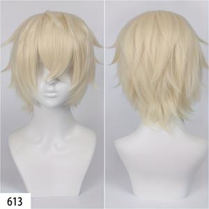 TEMU 앞머리가 있는 숏 보브 가발, 모든 성별에 적합, 만화 및 애니메이션 컨벤션을 위한 푹신한 웨이브 스타일, 내열성 합성 모발로 제작